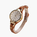 Elegant Vintage-Inspired Quartz Wristwatch with Gold-Tone Frame & Adjustable Bracelet 0