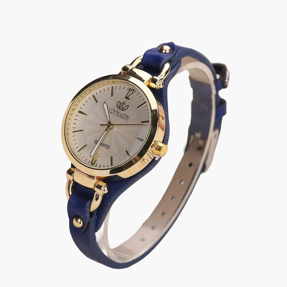 Elegant Vintage-Inspired Quartz Wristwatch with Gold-Tone Frame & Adjustable Bracelet 12
