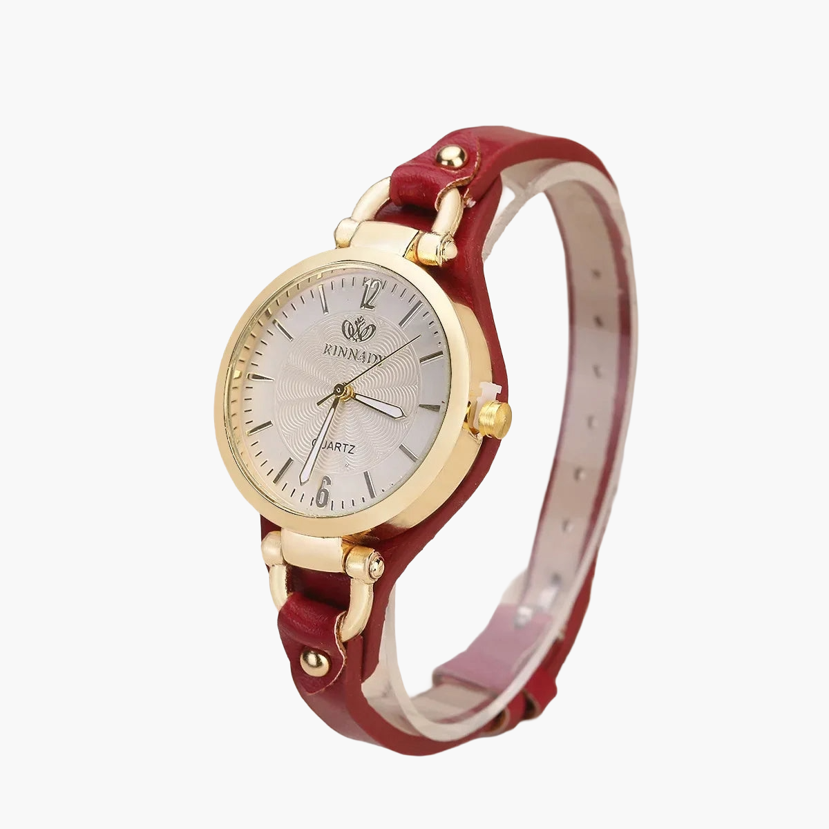 Elegant Vintage-Inspired Quartz Wristwatch with Gold-Tone Frame & Adjustable Bracelet 13