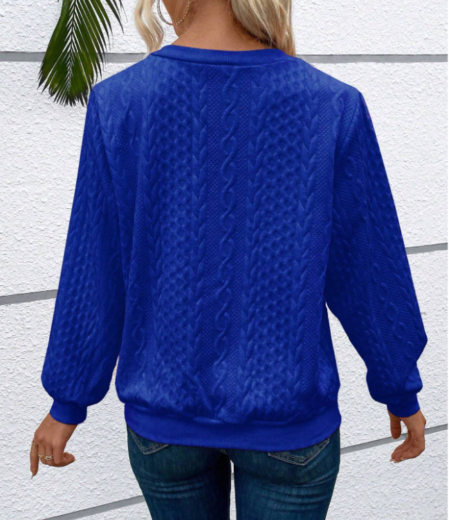 Zip Neck Pullover Soft Comfort