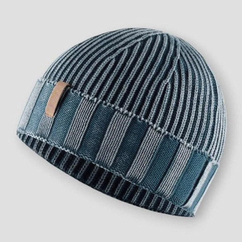 Lightweight Cotton Blend Beanie Hat (Men)