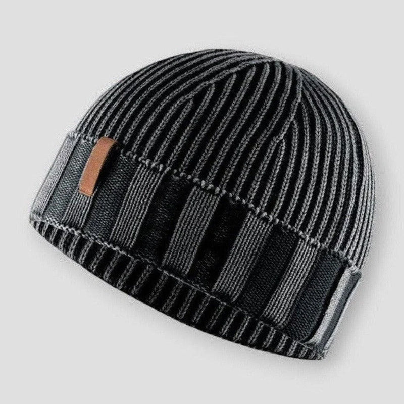 Lightweight Cotton Blend Beanie Hat (Men)