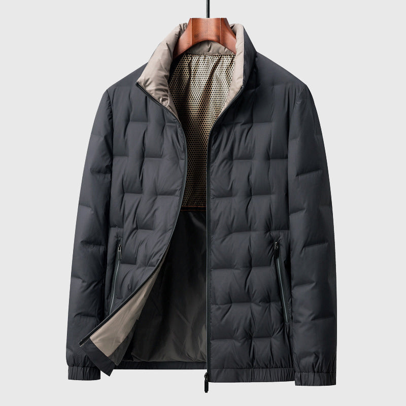 Lightweight Down Jacket with Waterproof Shell