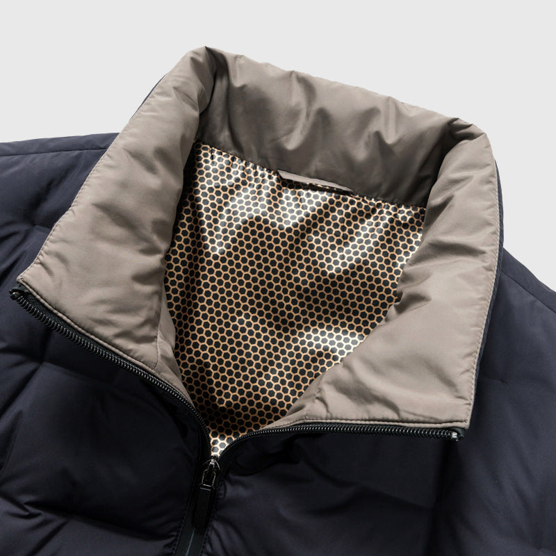 Lightweight Down Jacket with Waterproof Shell