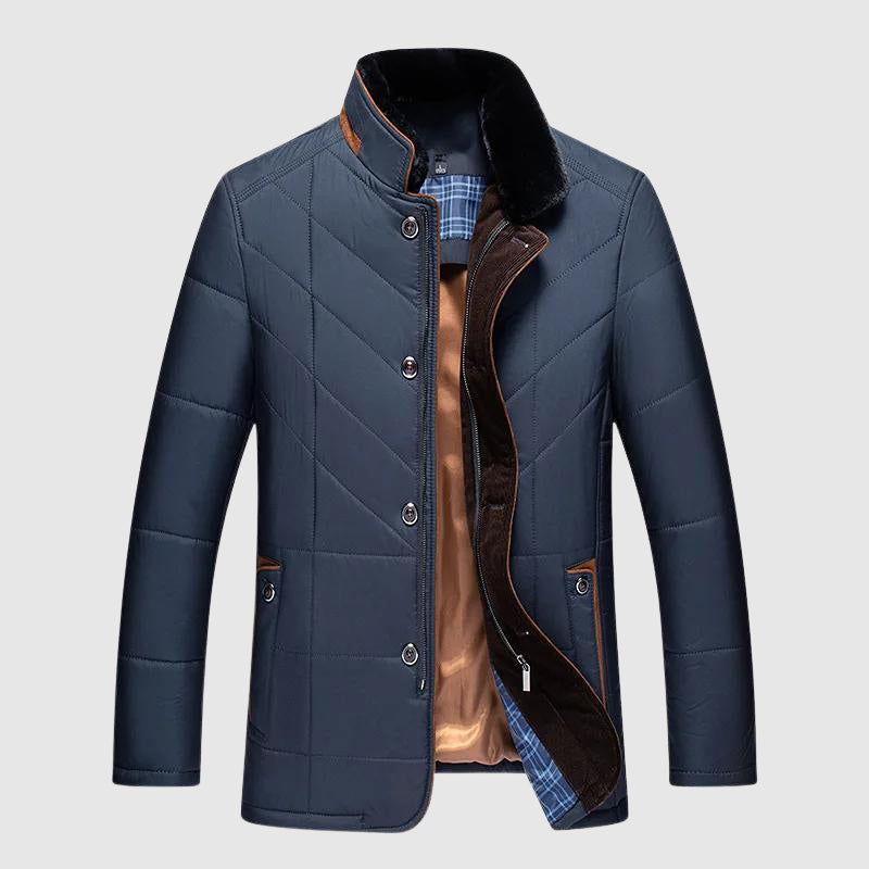 Timeless Comfort Jacket with Secure Closure