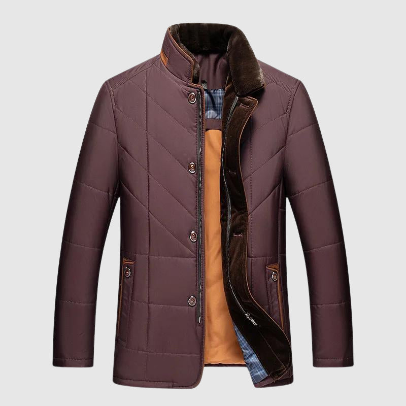 Timeless Comfort Jacket with Secure Closure