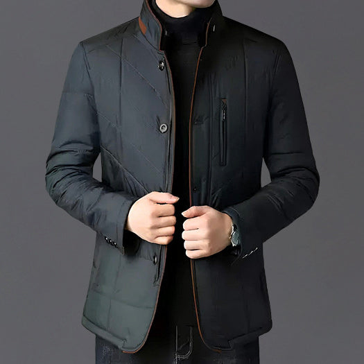 Timeless Comfort Jacket with Secure Closure