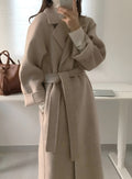 Wool Coat Longline Tailored Clean Lines