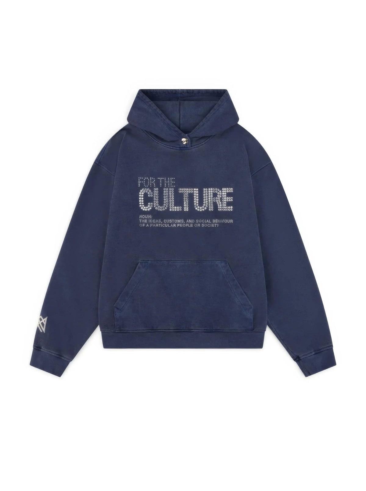 Slogan Print Hoodie Relaxed Fit