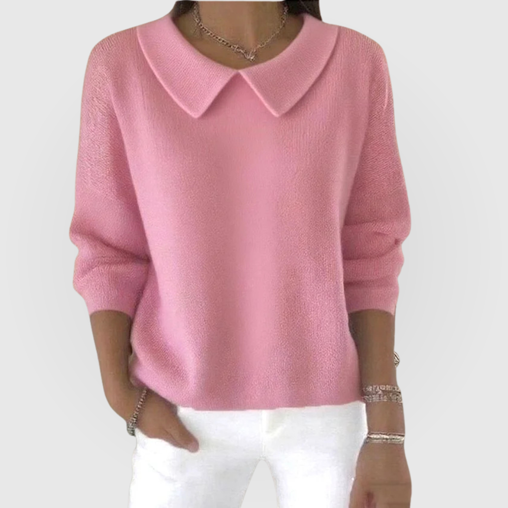 Fine Knit Jumper Subtle Texture Classic