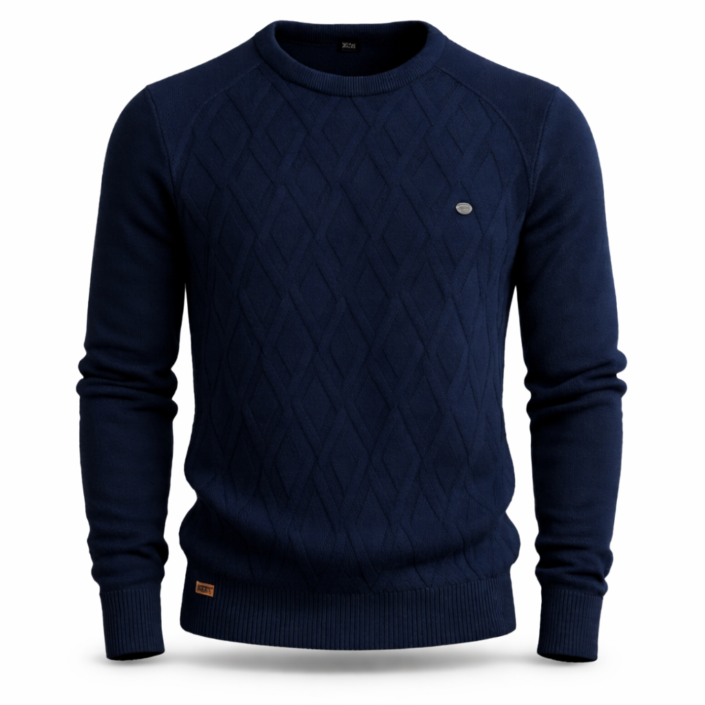 Cable Knit Jumper Crew Neck Regular