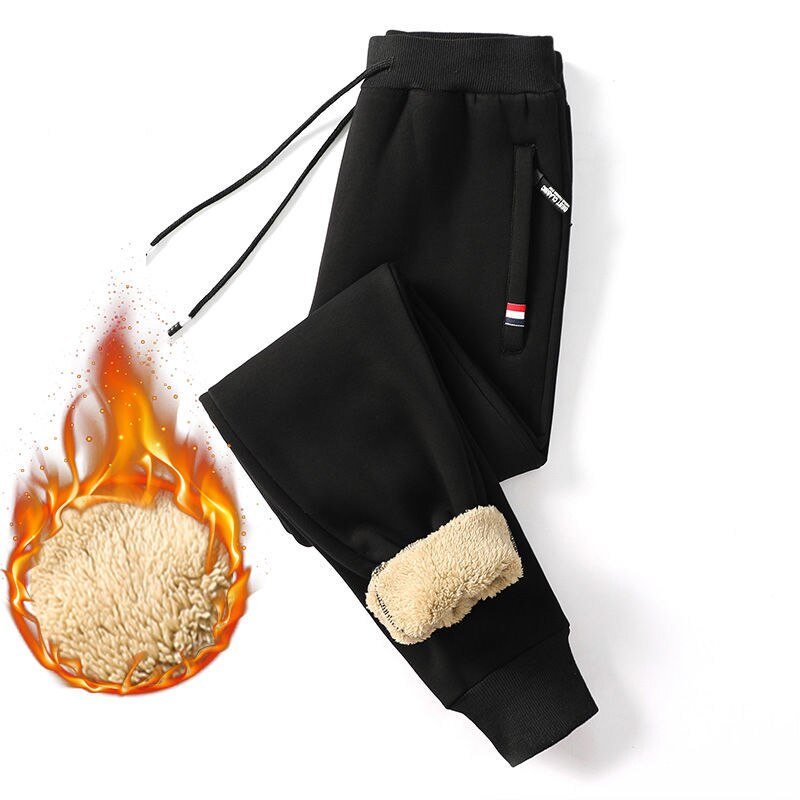 Fleece-lined thermal joggers, product photo
