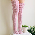 Over Knee Socks Wool Blend Warm Knit