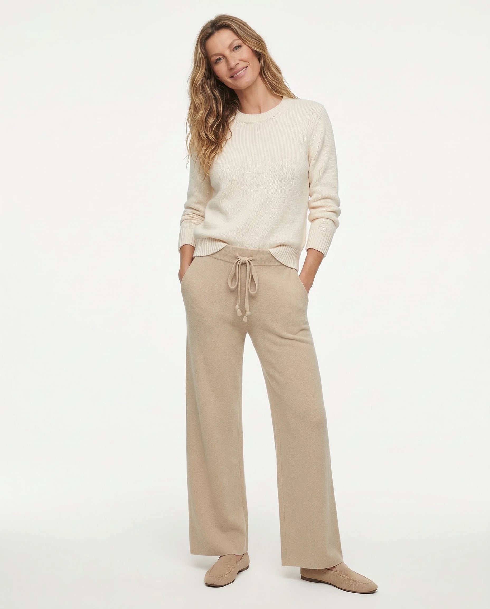 Cashmere Wool Blend Sweatpants