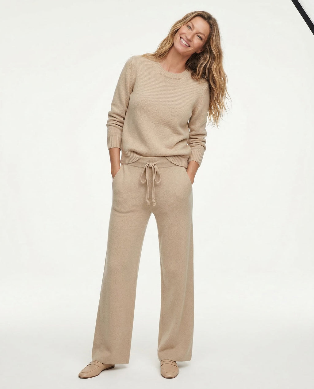 Cashmere Wool Blend Sweatpants