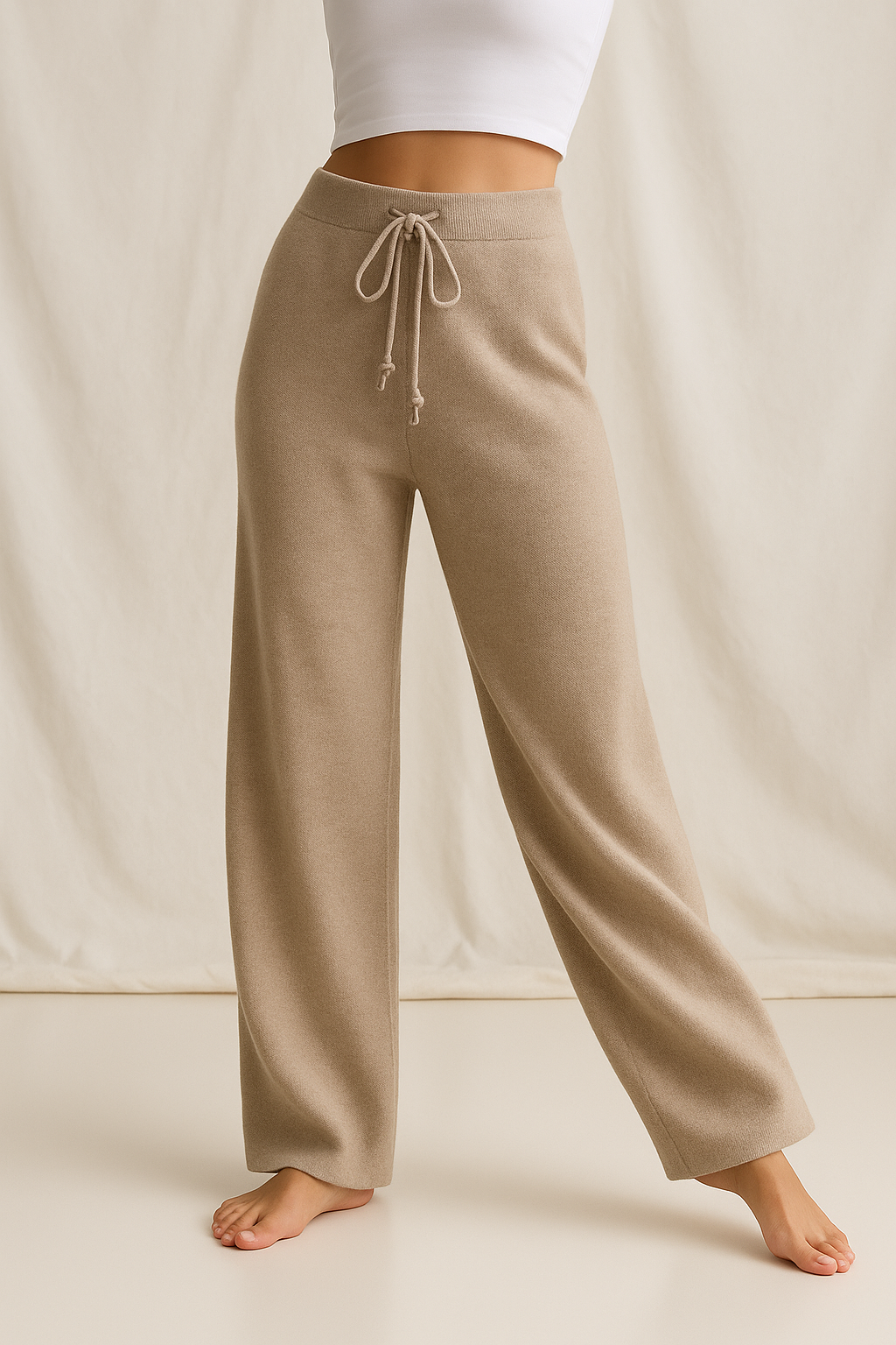 Cashmere Wool Blend Sweatpants