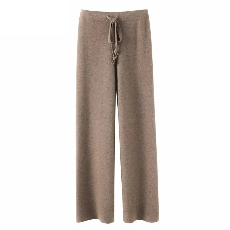 Cashmere Wool Blend Sweatpants