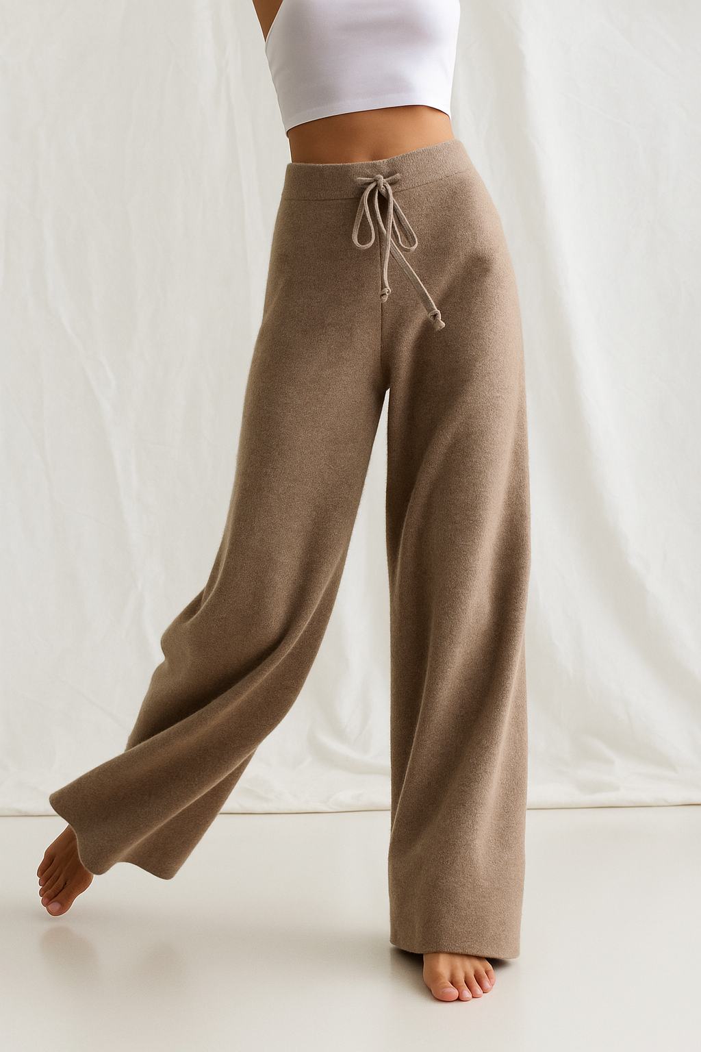 Cashmere Wool Blend Sweatpants