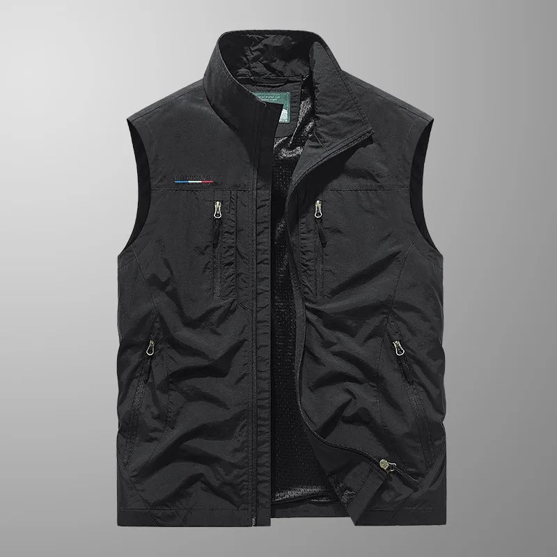 Cargo Vest Breathable Multi Pocket Utility