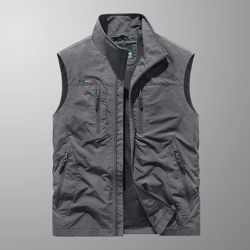Cargo Vest Breathable Multi Pocket Utility