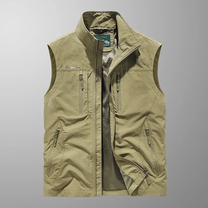 Cargo Vest Breathable Multi Pocket Utility