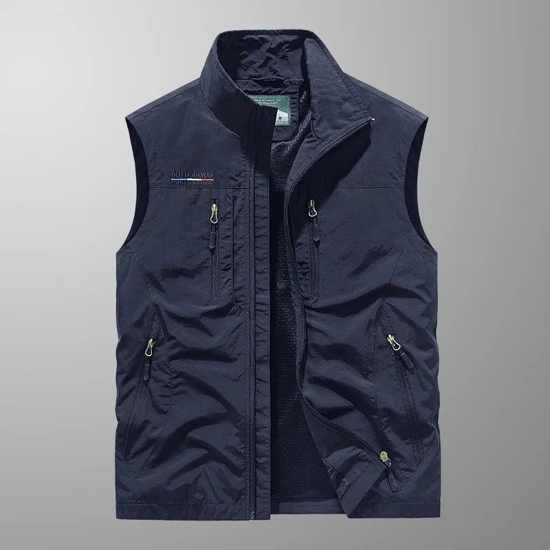 Cargo Vest Breathable Multi Pocket Utility