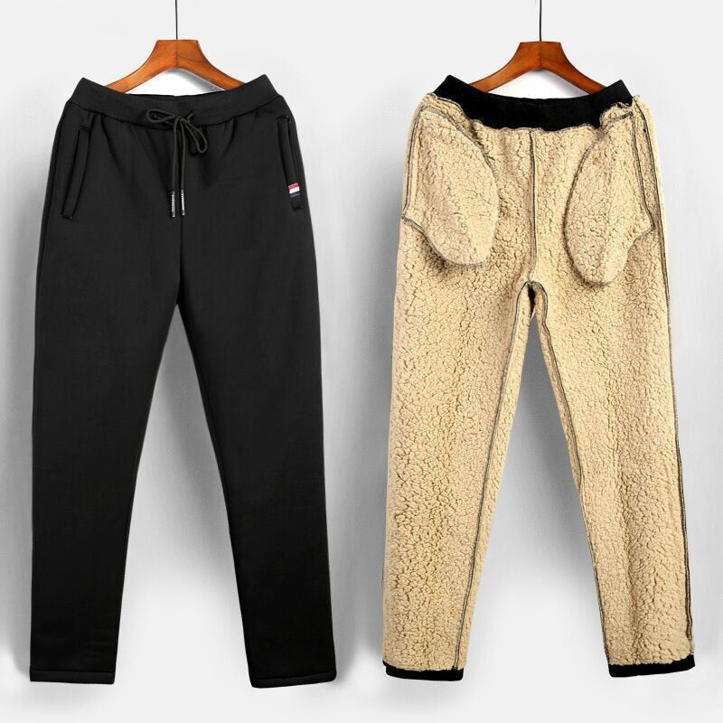 Fleece-lined thermal joggers, product photo