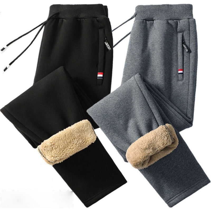 Fleece-lined thermal joggers, product photo