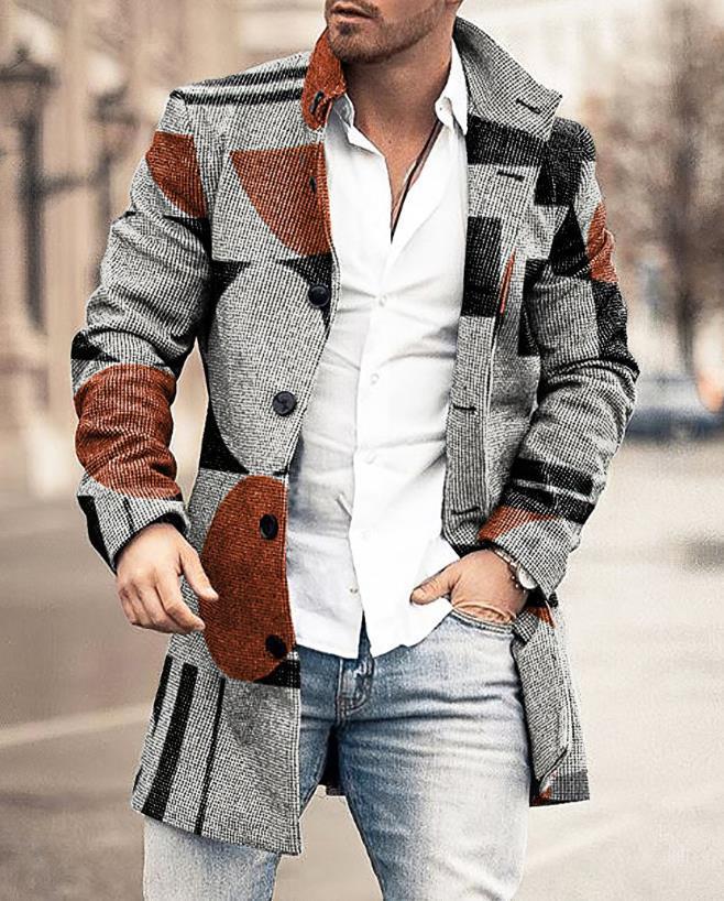 Single Breasted Coat Autumn Winter