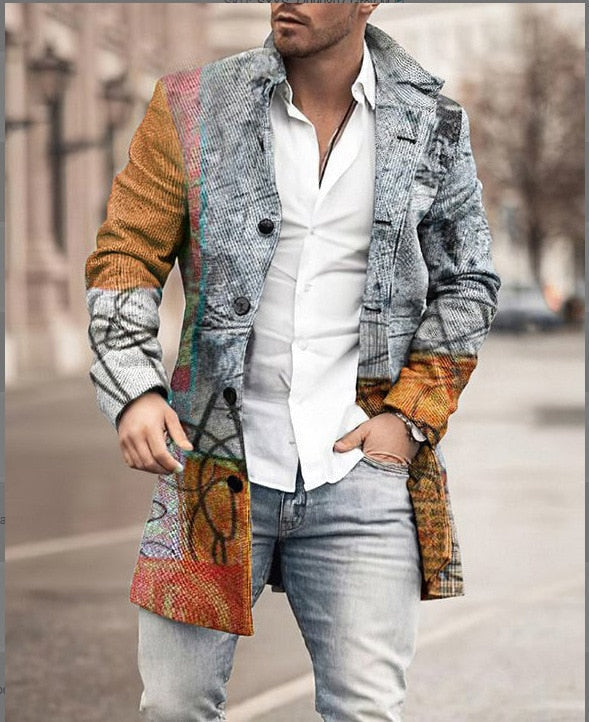 Single Breasted Coat Autumn Winter