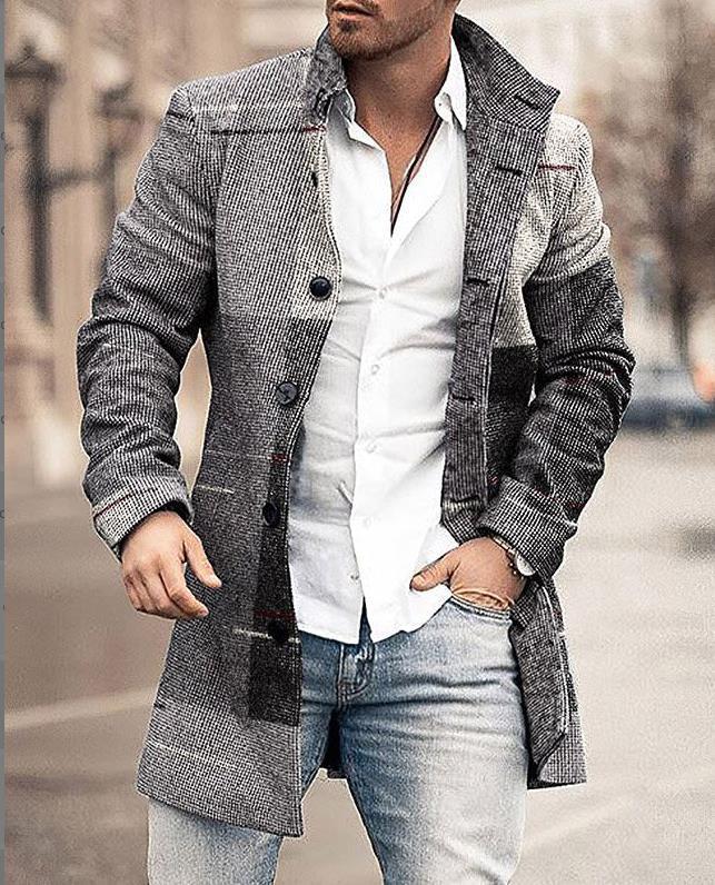 Single Breasted Coat Autumn Winter