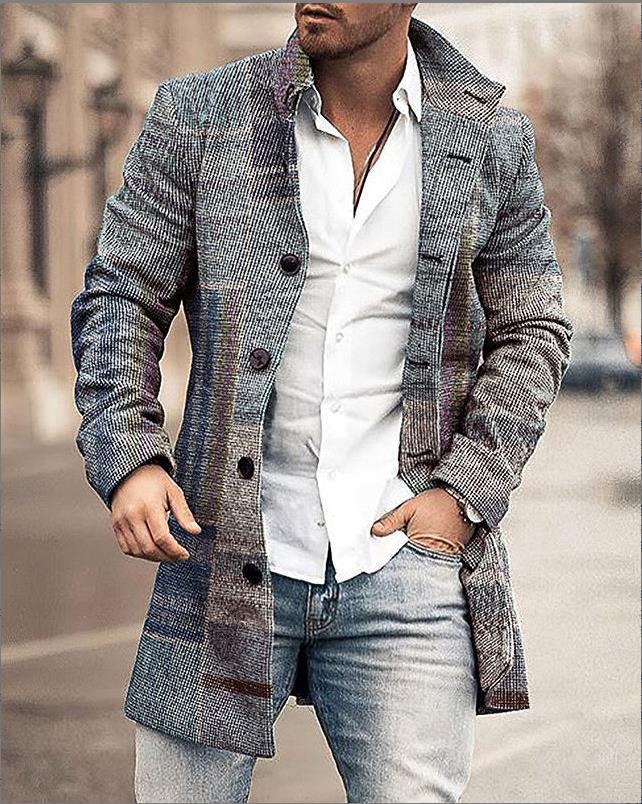 Single Breasted Coat Autumn Winter