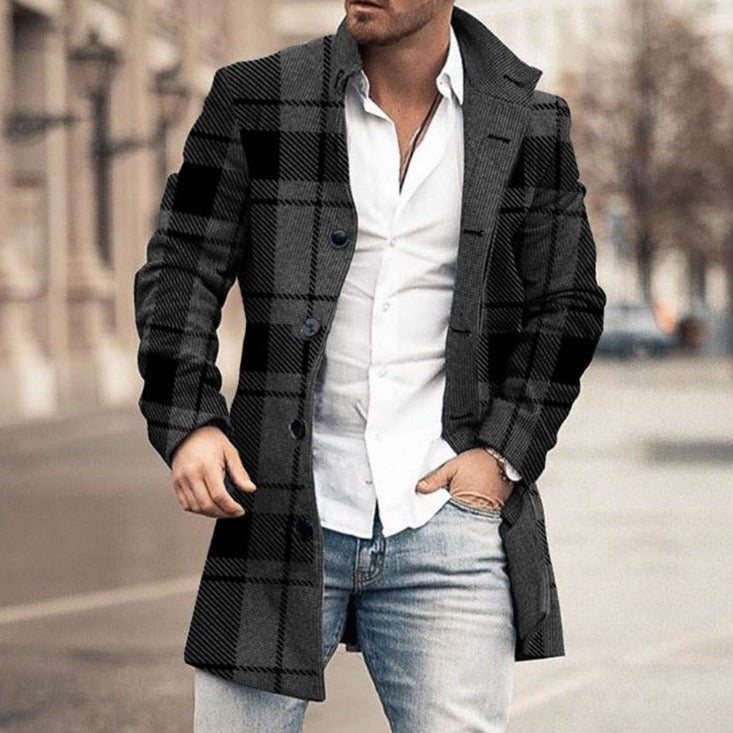 Single Breasted Coat Autumn Winter