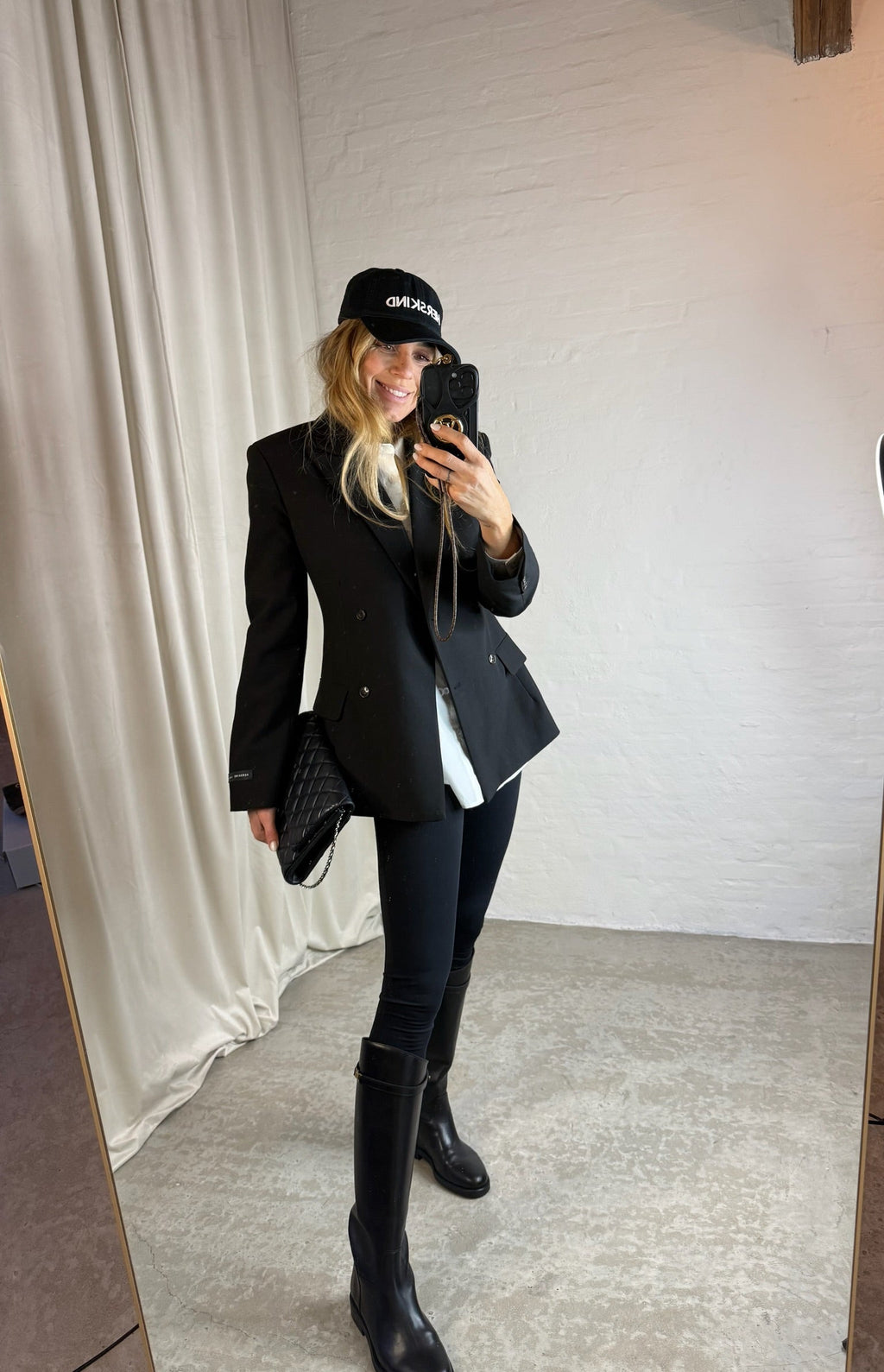 Knee-High Leather Boots Equestrian Silhouette