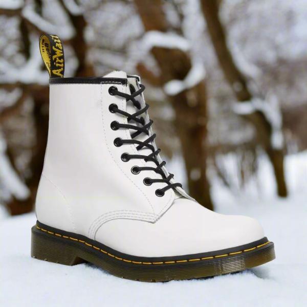 Lace Up Boots Leather-Look Padded Insole