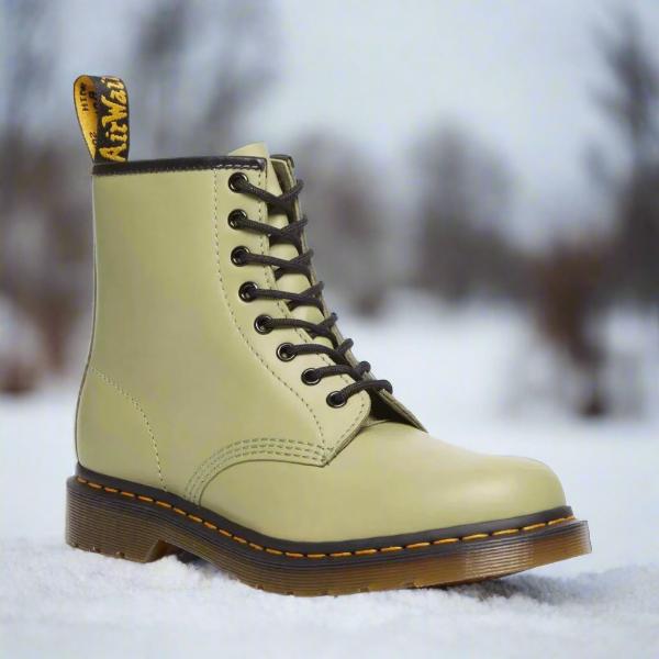 Lace Up Boots Leather-Look Padded Insole