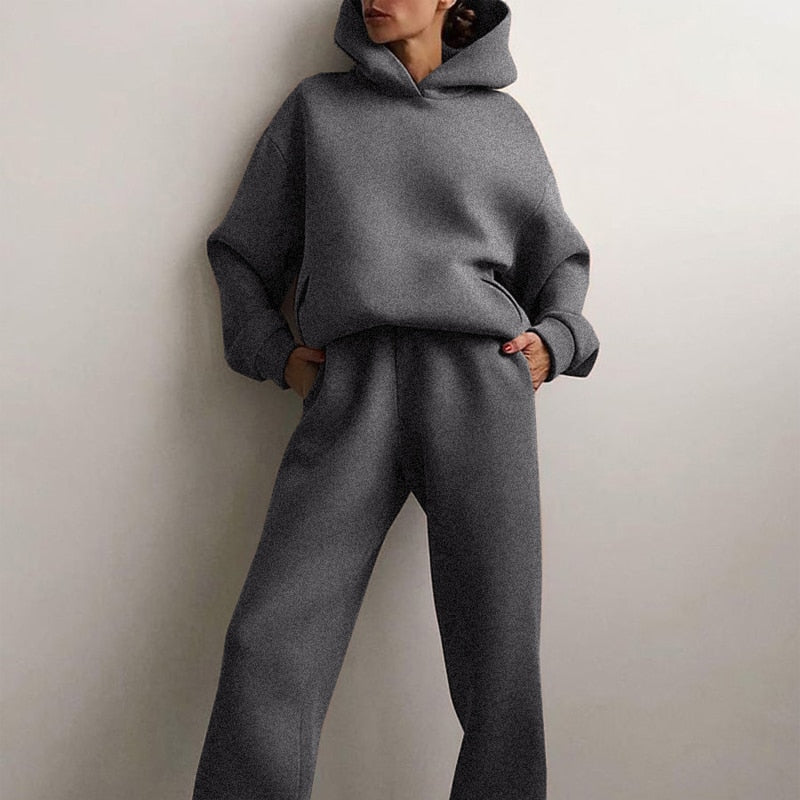 Hooded Jogging Set Two Piece