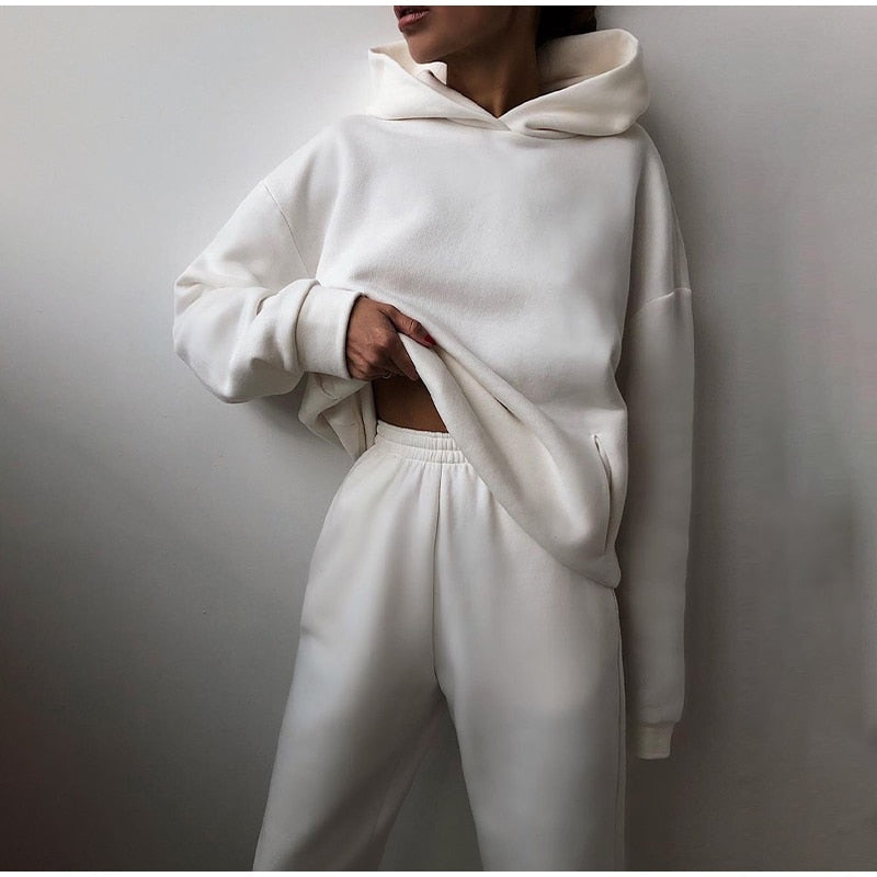 Hooded Jogging Set Two Piece