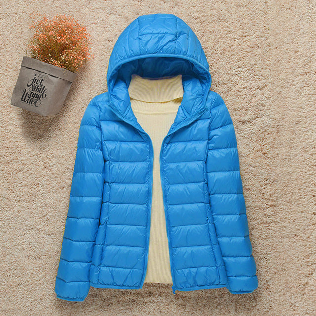 Padded Jacket Ultralight Quilted Zip Front