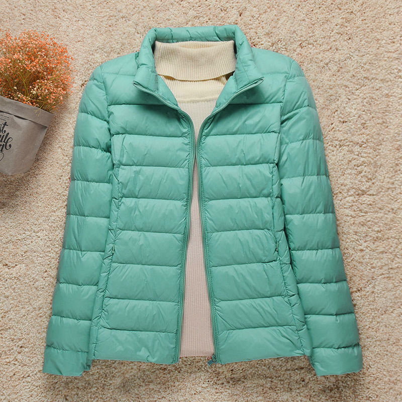 Padded Jacket Ultralight Quilted Zip Front