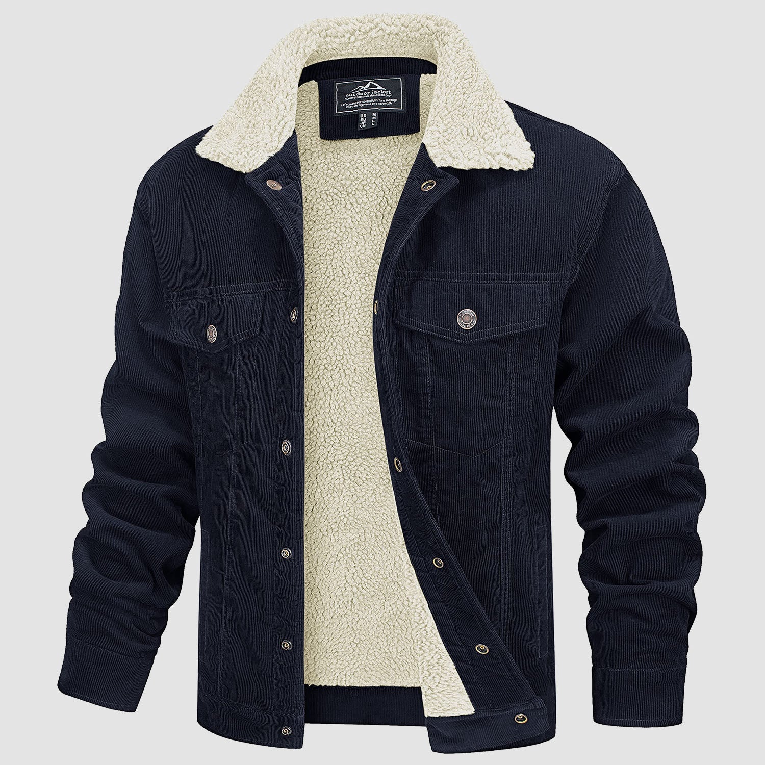 Corduroy Jacket Sherpa-Lined