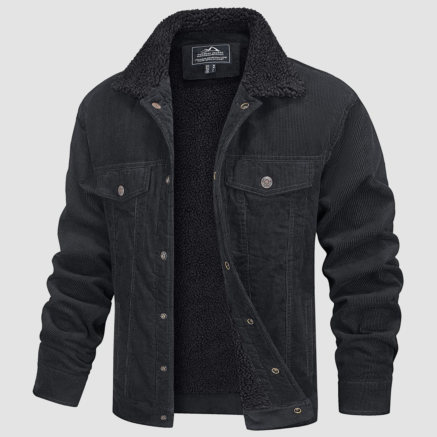 Corduroy Jacket Sherpa-Lined