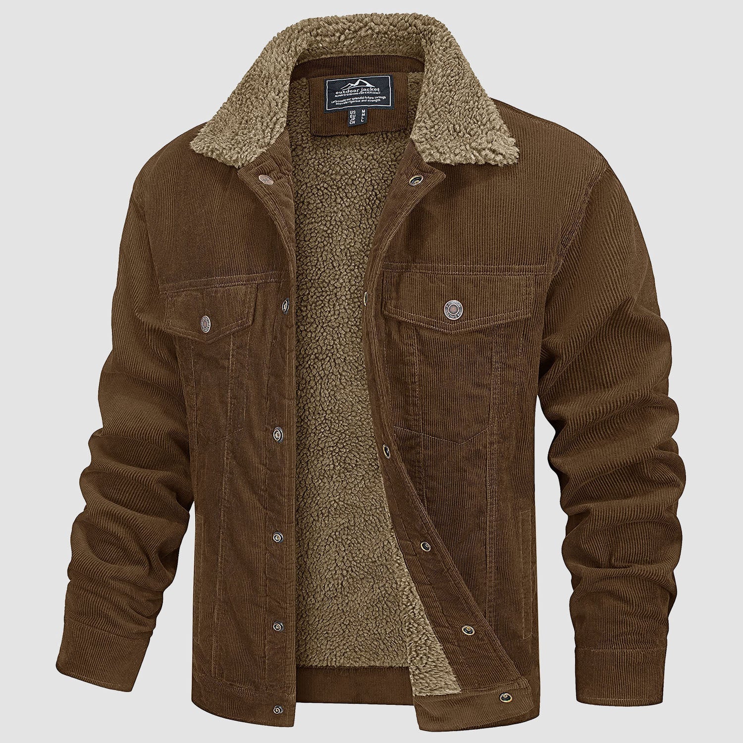 Corduroy Jacket Sherpa-Lined