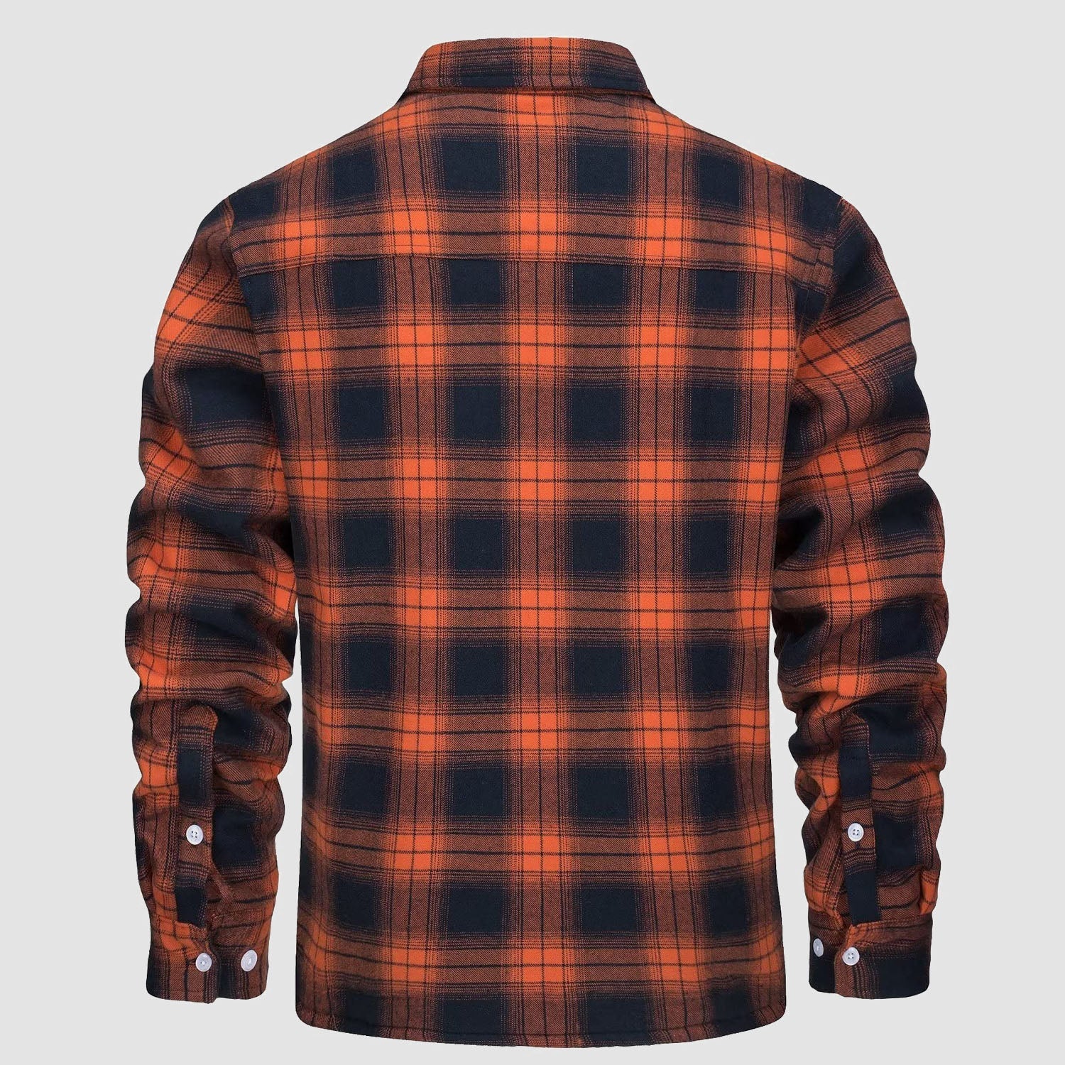 Flannel Shirt Jacket Fleece-Lined