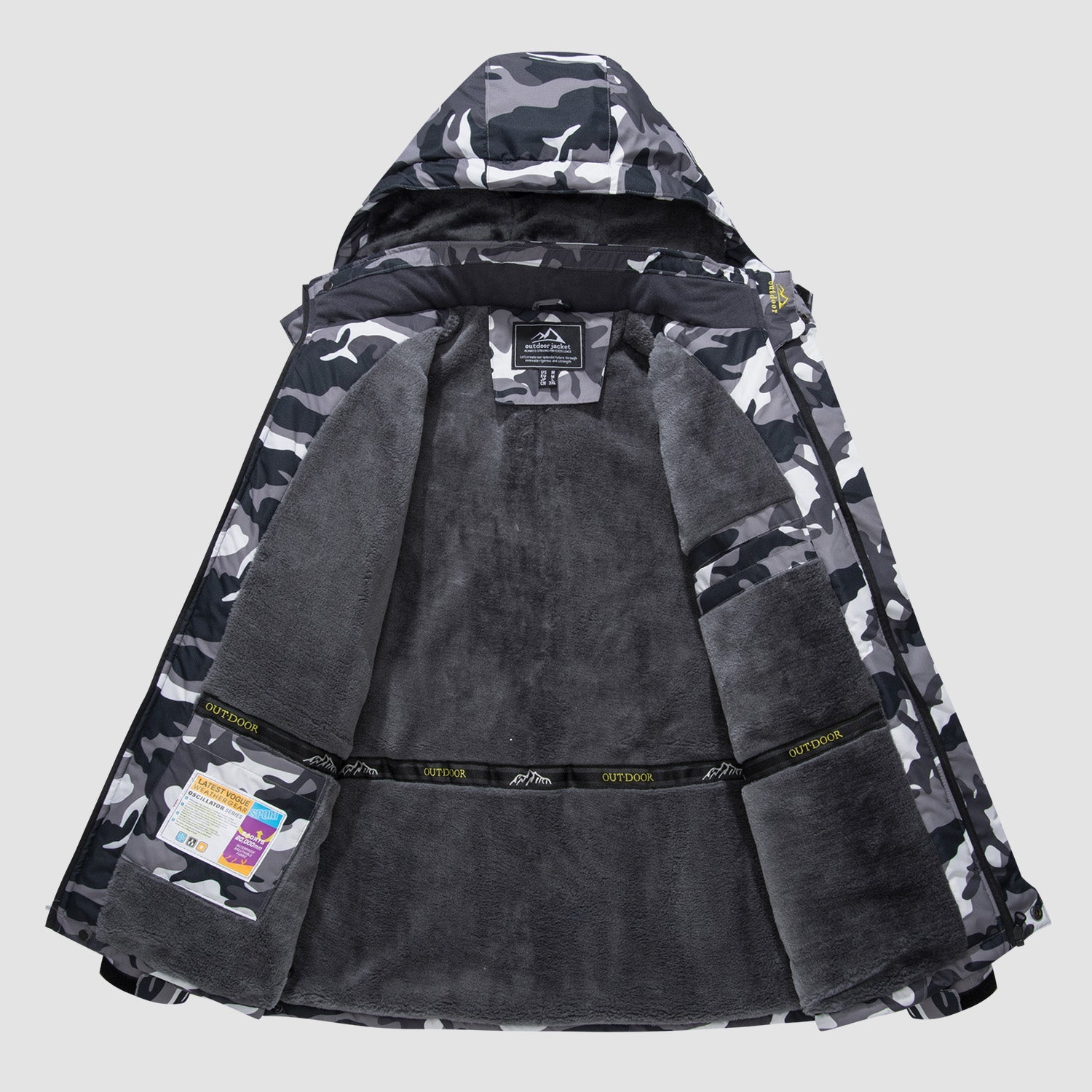 Water-Resistant Ski Jacket – Warm Fleece Lined