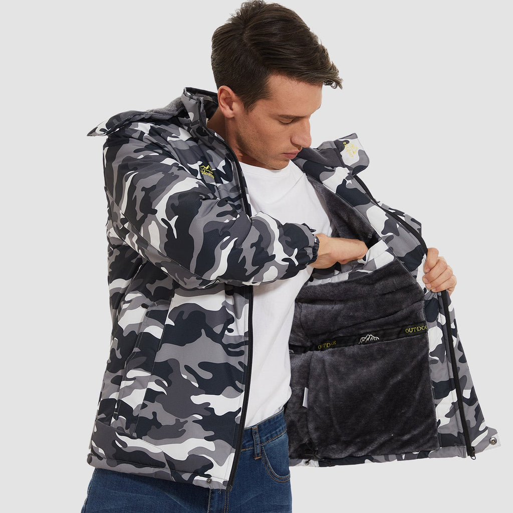 Water-Resistant Ski Jacket – Warm Fleece Lined