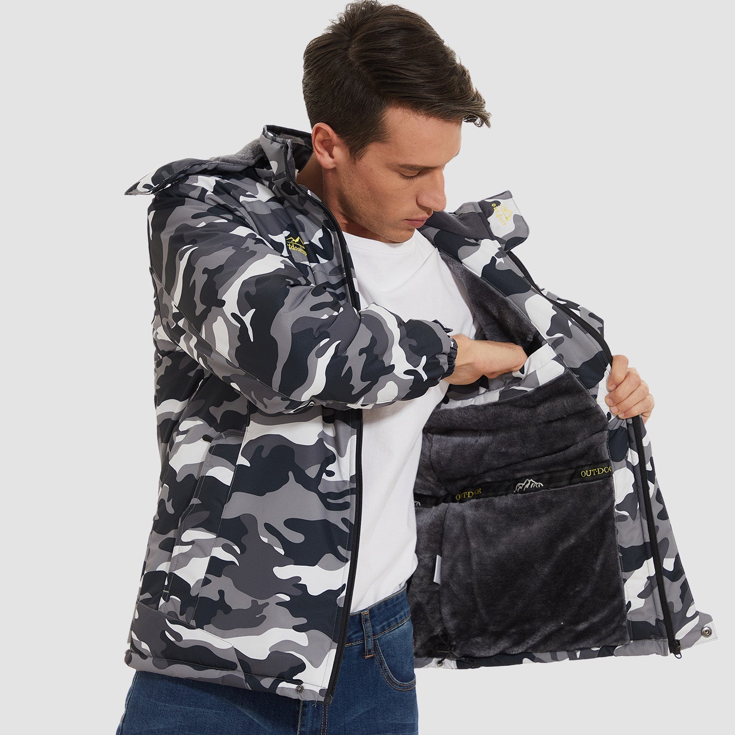 Water-Resistant Ski Jacket – Warm Fleece Lined