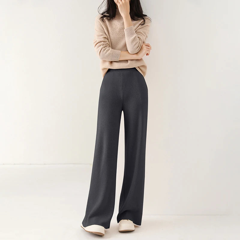 Merino Luxe Sweats Wide-Leg