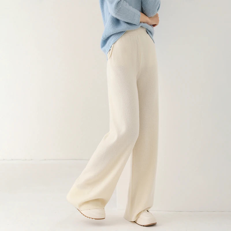 Merino Luxe Sweats Wide-Leg