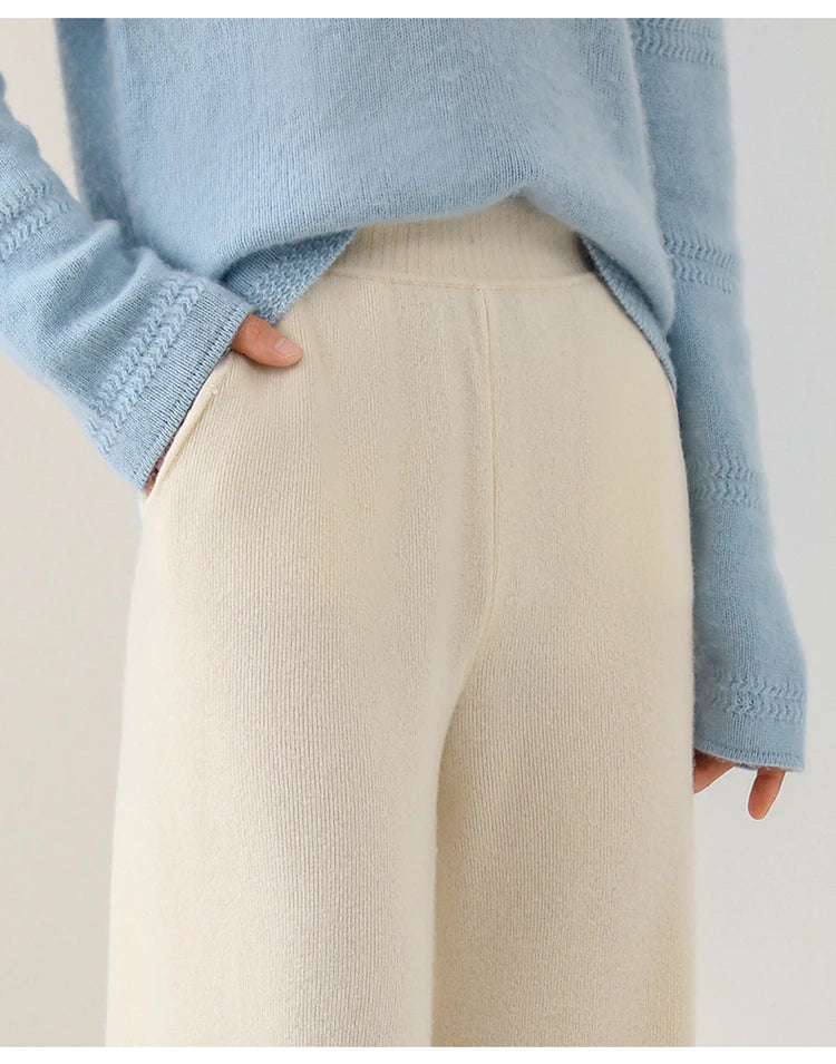 Merino Luxe Sweats Wide-Leg